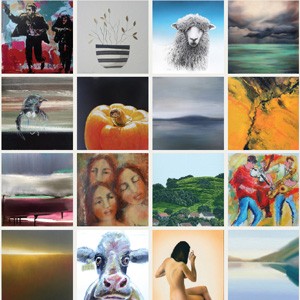 Parnell Gallery annual christmas exhibition of small paintings