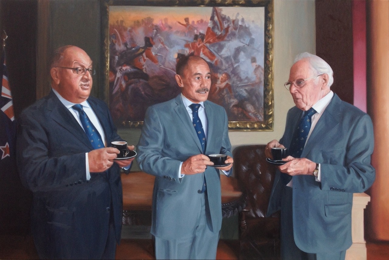 Wellington Boys Club, 2014, Oil on Canvas, 1864 x 1220mm