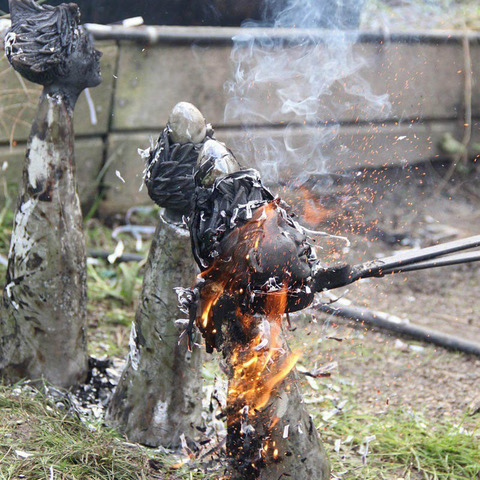 Wilhelmiina Drummond japanese raku firing process