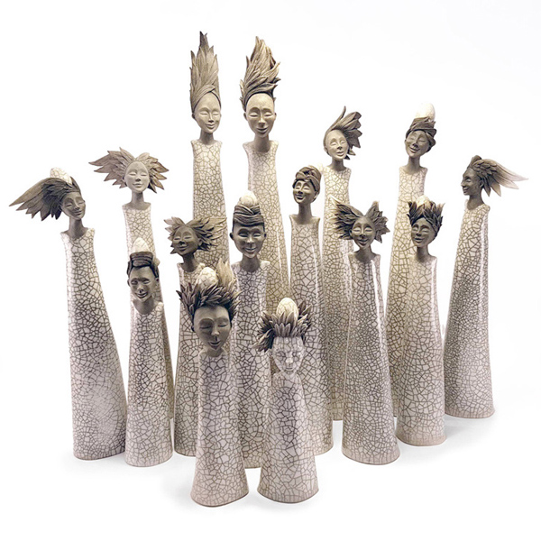 Wilhelmiina Drummond is a New Zealand based raku ceramic artist originally from Finland