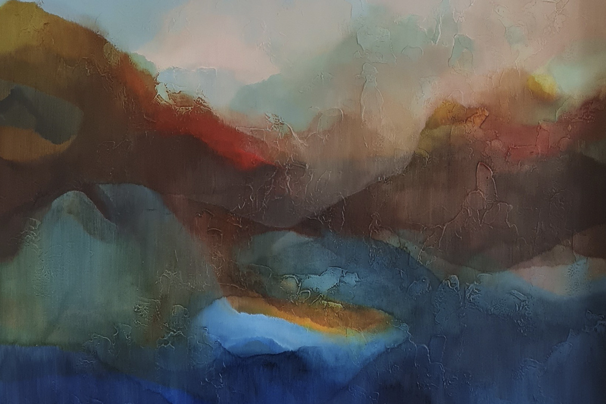 Catherine Roberts abstract landscape painter from Wellington