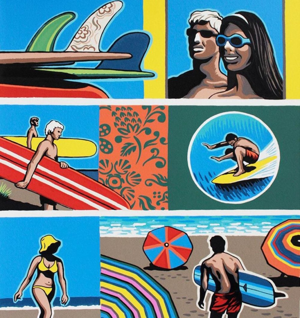 Tony Ogle 60's Surf Seekers Parnell Gallery Auckland NZ