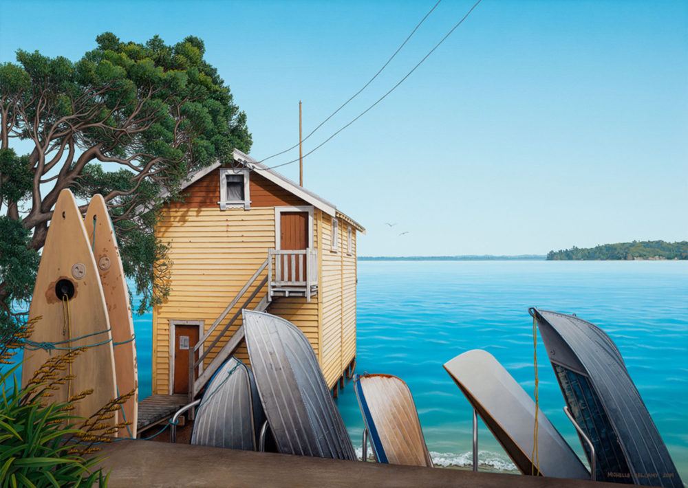 Michelle Bellamy Herne Bay Cruising Club Boathouse Parnell Gallery Auckland NZ
