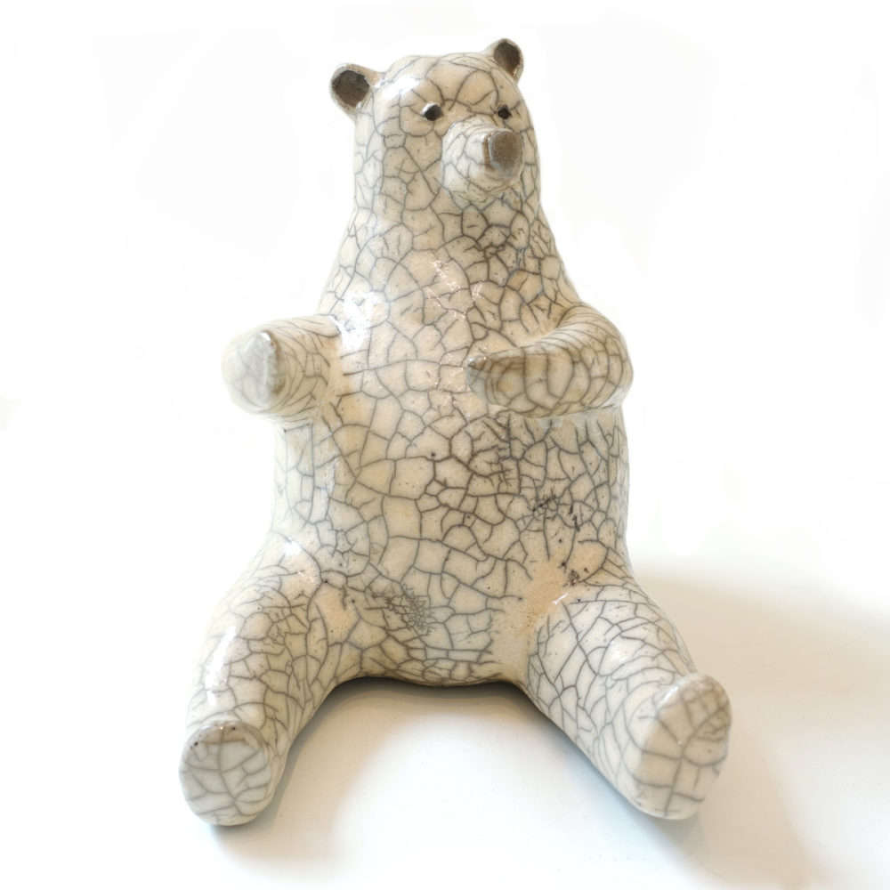 Wilhelmiina Drummond Anyone for a cuddle? ceramic raku fired sculpture at Parnell Gallery Auckland NZ