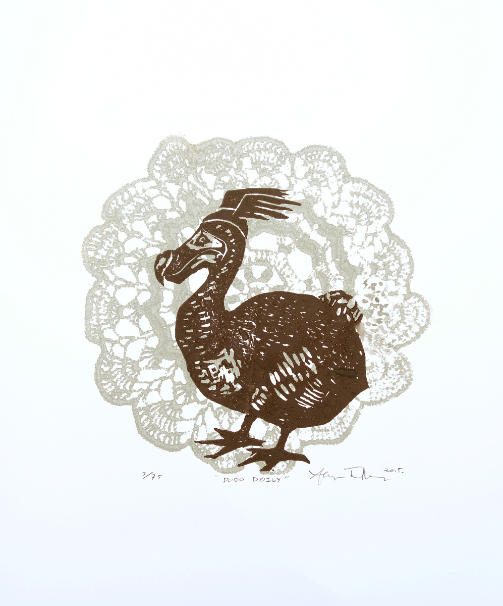 Sheyne Tuffery Dodo Doily Parnell Gallery Auckland NZ