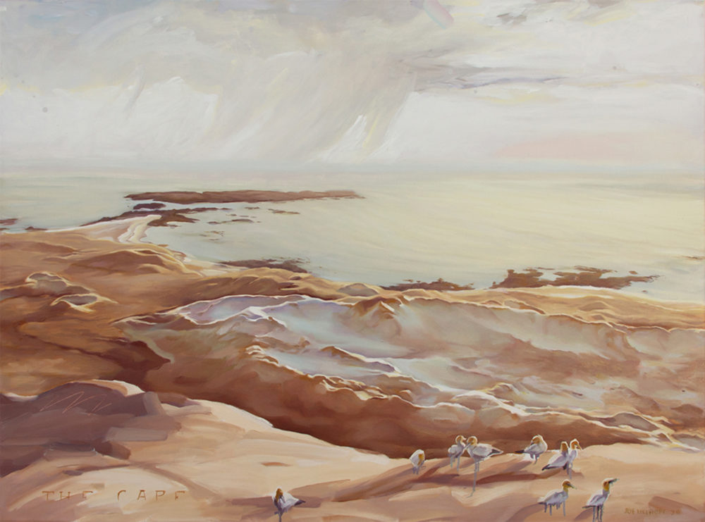 The Cape original painting by artist Joe Helmore at Parnell Gallery Auckland NZ
