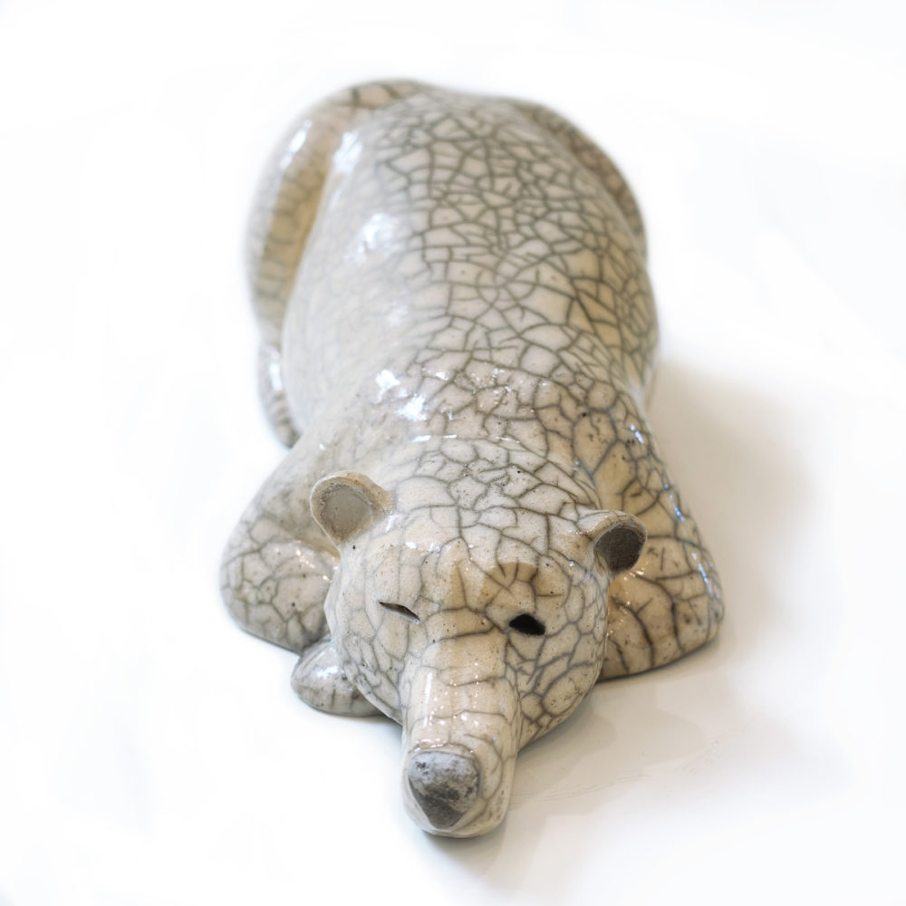 Wilhelmiina Drummond I'm never drinking again ceramic raku fired sculpture at Parnell Gallery Auckland NZ