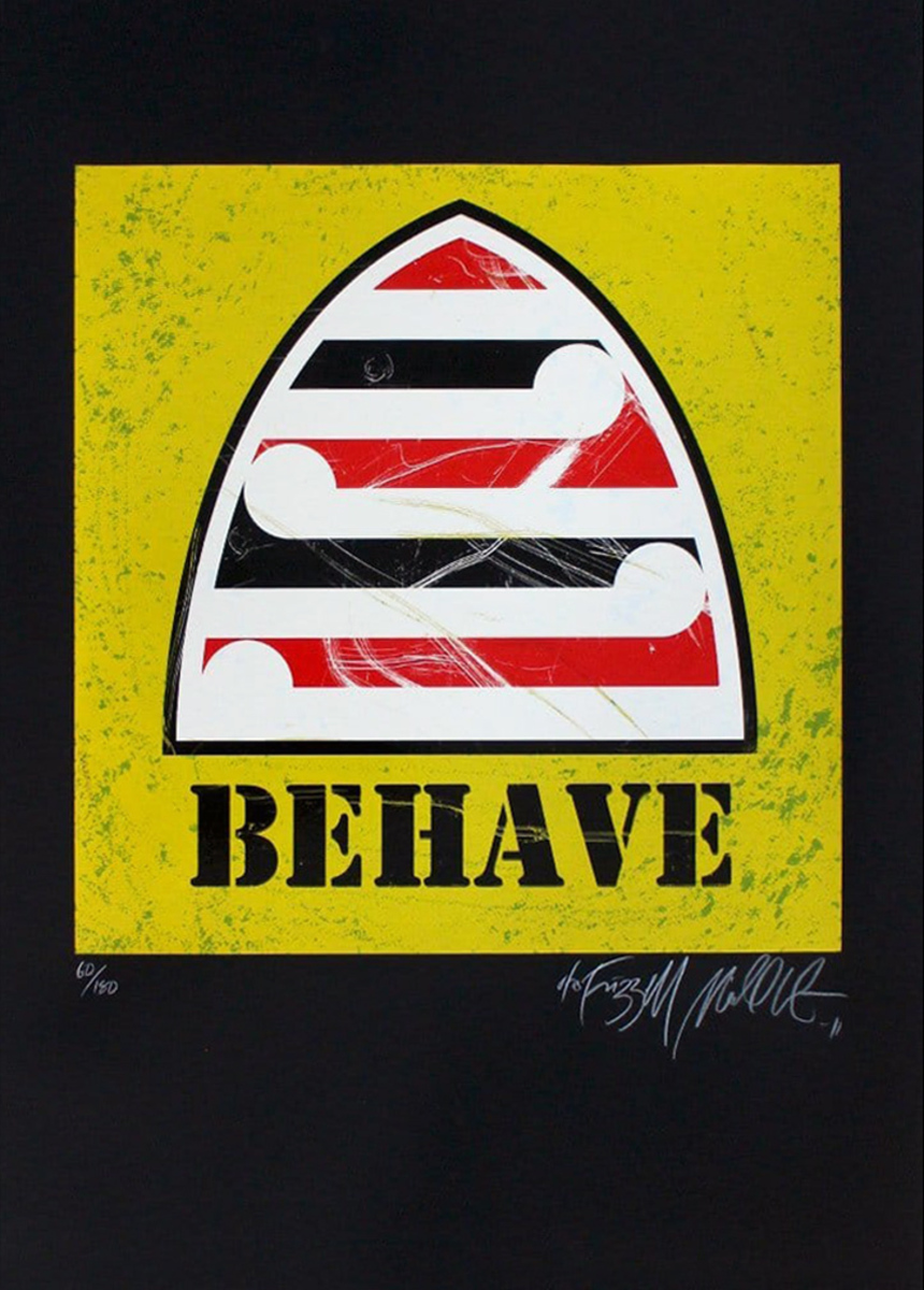 Weston Frizzell Behave (Yellow) Parnell Gallery Auckland NZ