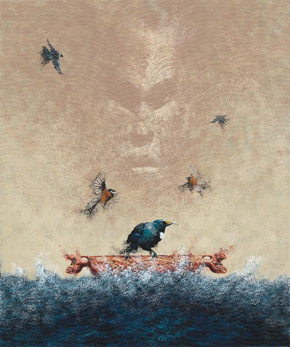 Gareth Barlow A Truce for Passage original painting at Parnell Gallery Auckland NZ