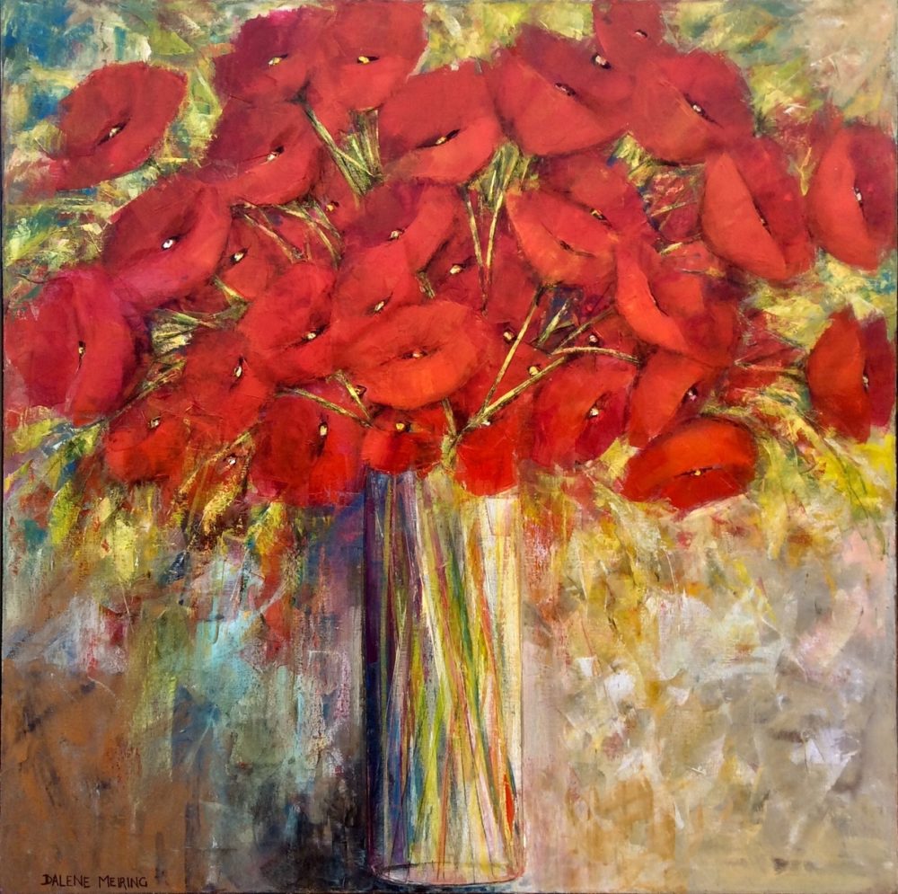Dalene Meiring Red Bouquet Parnell Gallery Auckland NZ
