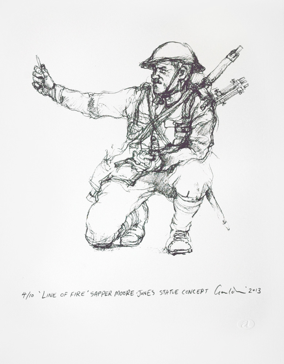 Matt Gauldie Line of Fire Parnell Gallery Auckland NZ