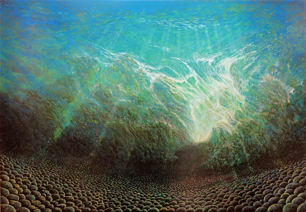George Gray Underwater Garden original oil painting at Parnell Gallery Auckland NZ