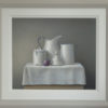 White Enamel and Plum