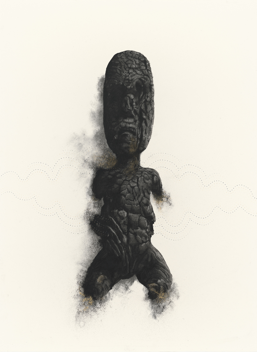 Gareth Barlow The Call of Te Kooti original painting at Parnell Gallery Auckland NZ
