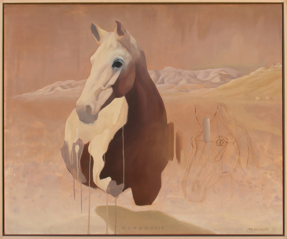 Backbone original painting by artist Joe Helmore at Parnell Gallery Auckland NZ