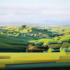 Caroline Bellamy, Trees Aglow, Porangahau, Hawkes Bay original New Zealand landscape painting at Parnell Gallery Auckland NZ