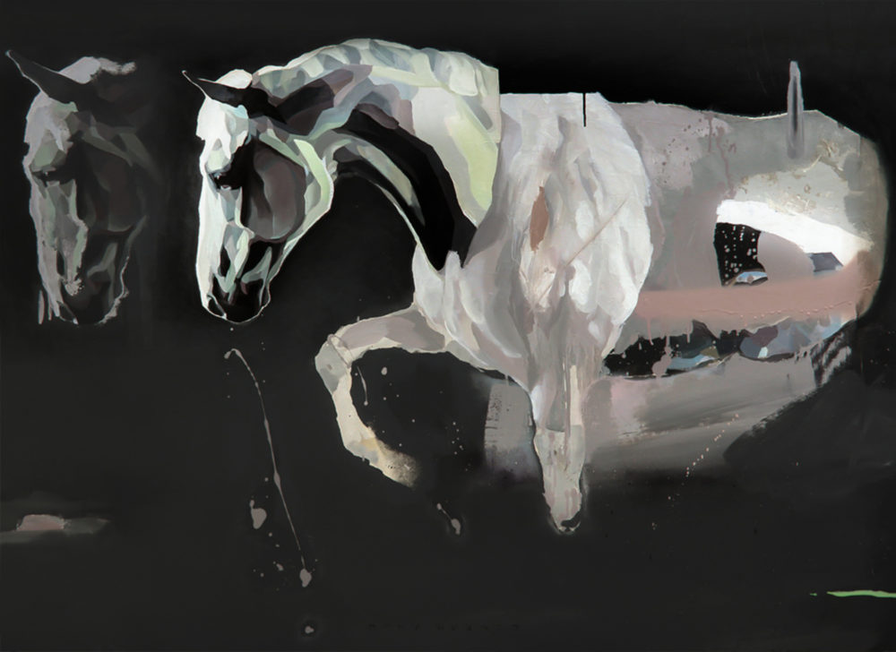 Body Reader original painting by artist Joe Helmore at Parnell Gallery Auckland NZ