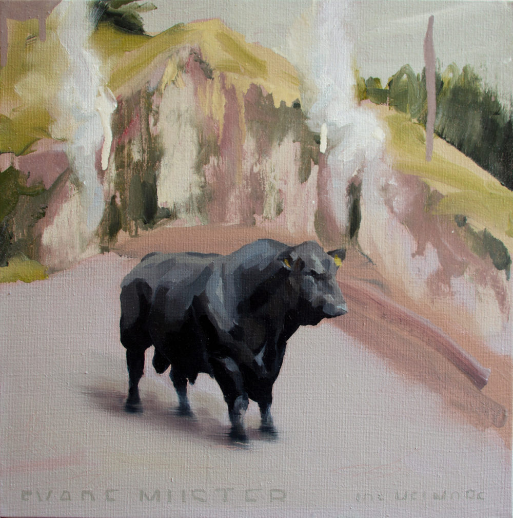 Evade Muster original painting by artist Joe Helmore at Parnell Gallery Auckland NZ