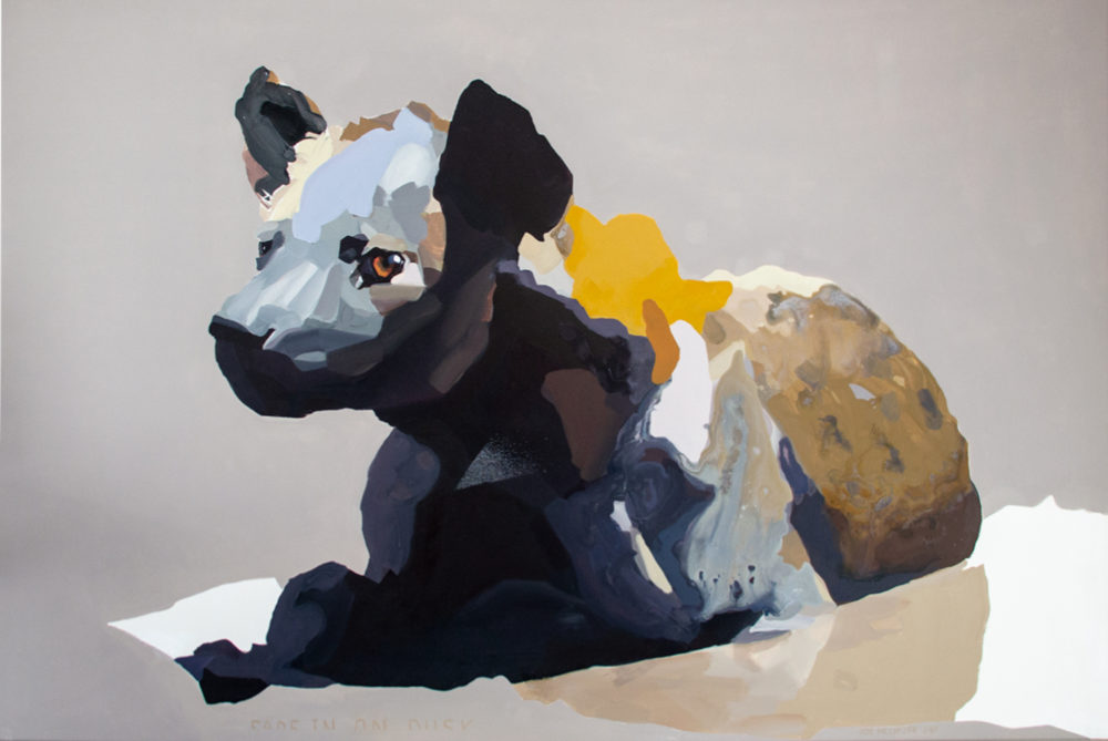 Fade in on Dusk original painting by artist Joe Helmore at Parnell Gallery Auckland NZ