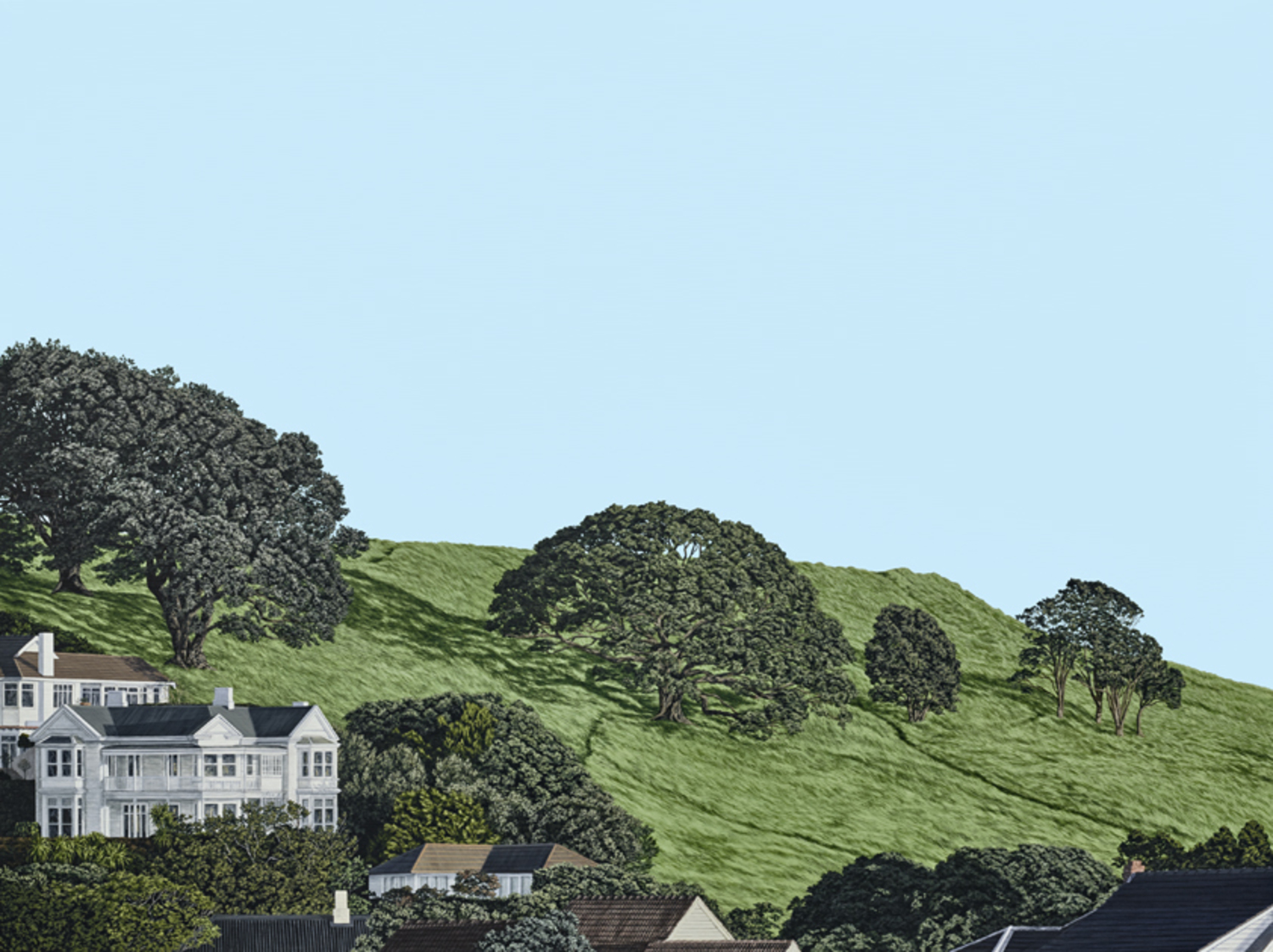 ‘City on a Hill’ (Mt Hobson) by Sara Langdon Parnell Gallery