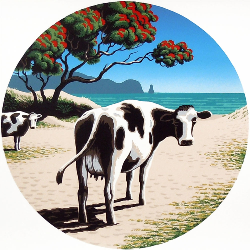 Tony Ogle Beach Bovines Parnell Gallery Auckland NZ