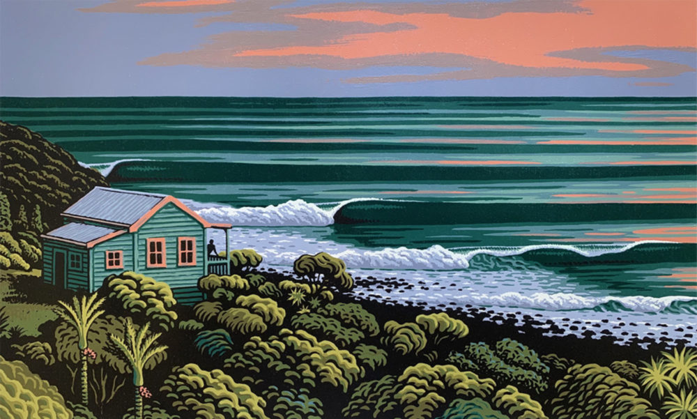 Tony Ogle Wave Haven - Raglan Parnell Gallery Auckland NZ