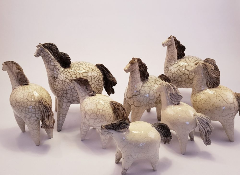 Wilhelmiina Drummond Dream Traveller (large) ceramic raku fired sculpture at Parnell Gallery Auckland NZ