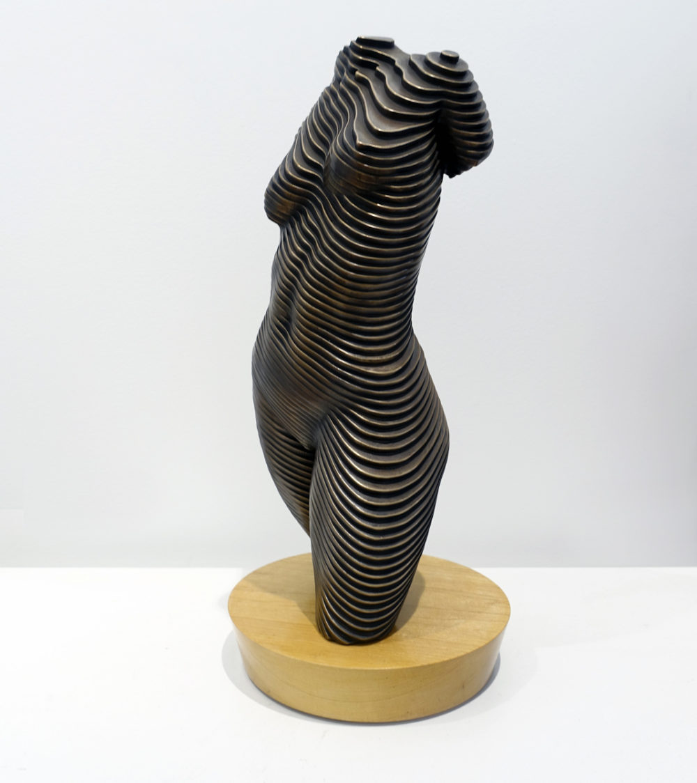 Olivier Duhamel Rosie figurative sculpture at Parnell Gallery Auckland NZ