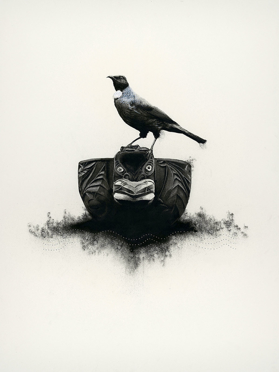 Gareth Barlow Continue Through The Thin Place original painting at Parnell Gallery Auckland NZ