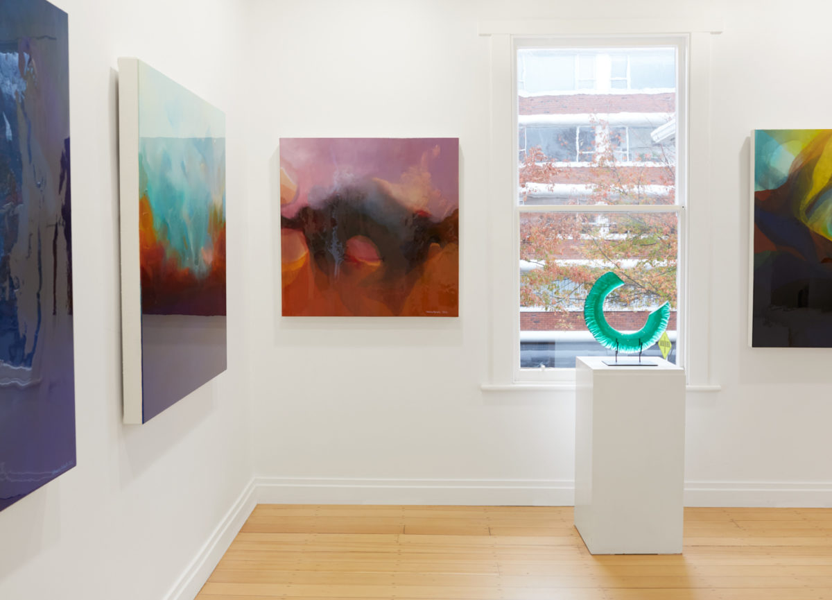 Catherine Roberts solo abstract landscape exhibition Auckland New Zealand