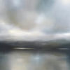 Sun Gaze original abstracted landscape painting by renowned NZ artist Greer Clayton at Parnell Gallery Auckland NZ