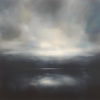 Deep Cove original abstracted landscape painting by renowned NZ artist Greer Clayton at Parnell Gallery Auckland NZ