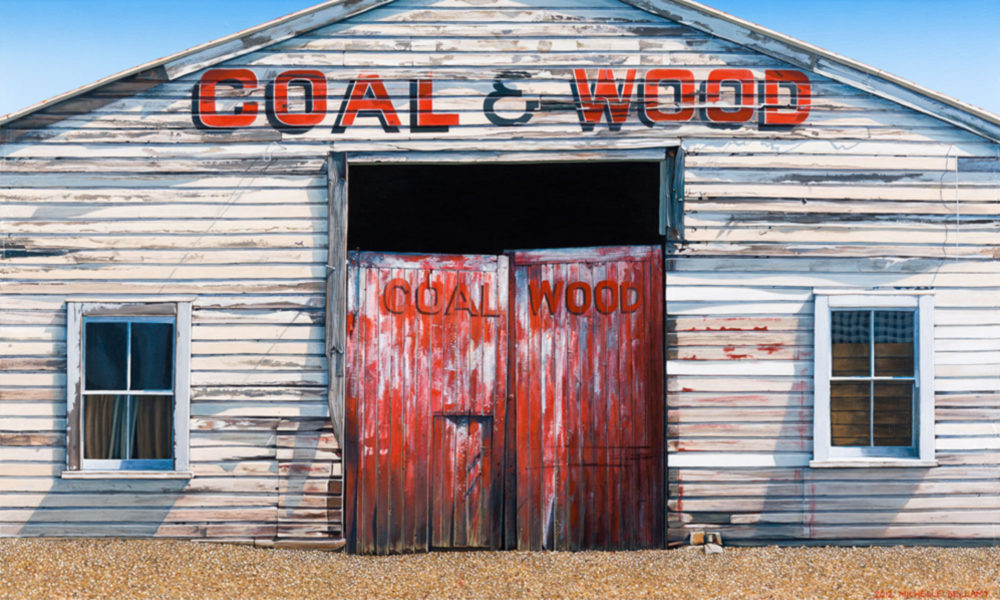 Michelle Bellamy Coal & Wood limited edition fine art New Zealand landscape print at Parnell Gallery Auckland NZ