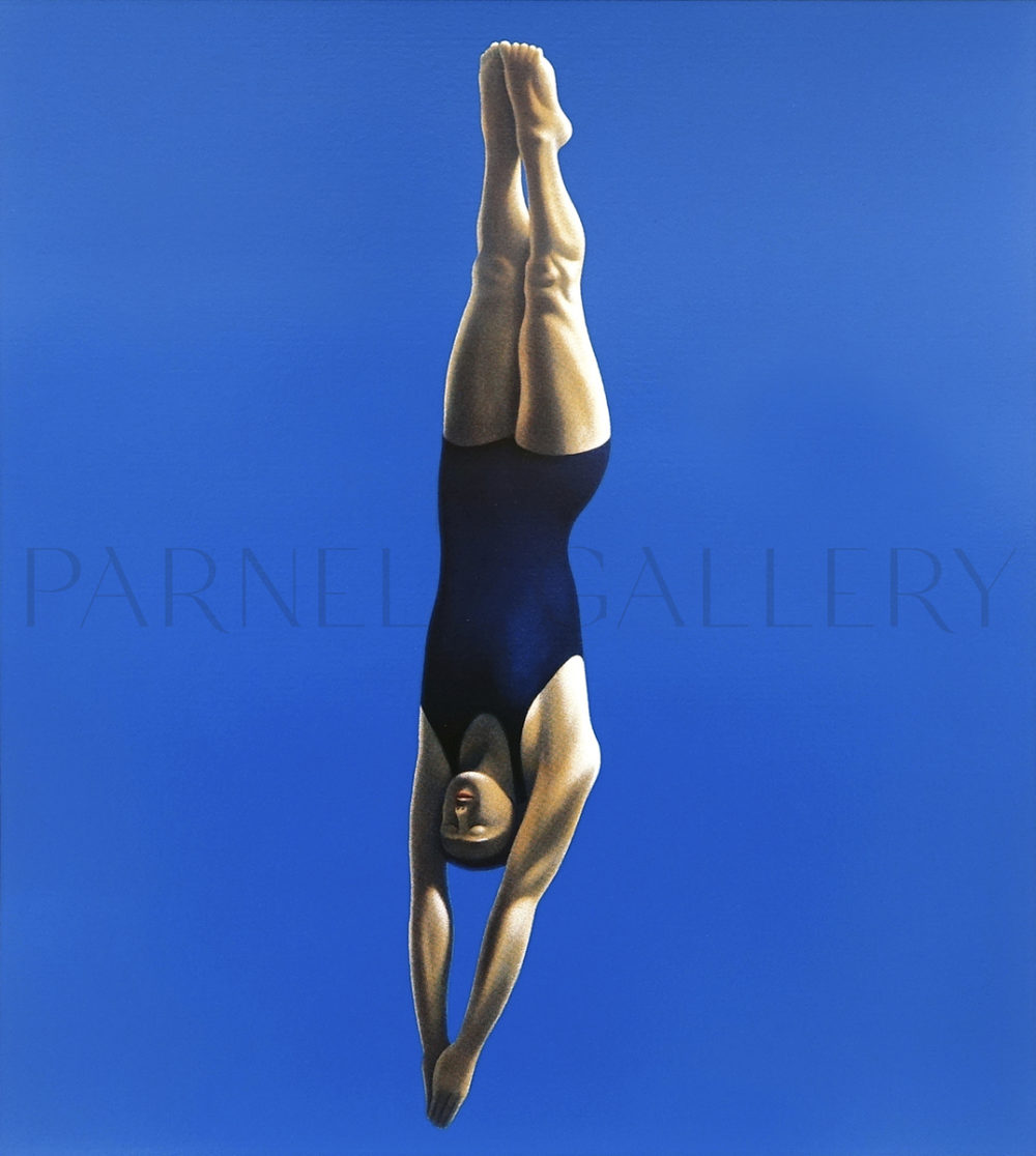 Michael Smither Diver limited edition fine art print at Parnell Gallery Auckland NZ