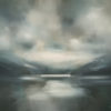 Blinded by the Light original abstracted landscape painting by renowned NZ artist Greer Clayton at Parnell Gallery Auckland NZ