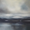 Rolling Cloud original abstracted landscape painting by renowned NZ artist Greer Clayton at Parnell Gallery Auckland NZ