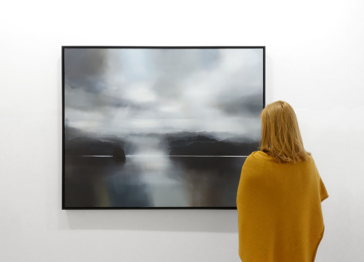 Greer Clayton Sunday Rain painting Parnell Gallery NZ