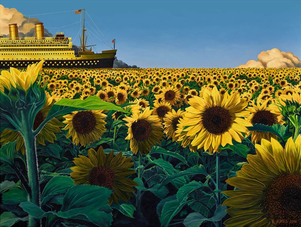 Ross Jones 'Grand Voyage' limited edition print at Parnell Gallery Auckland NZ
