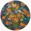 Janette Cervin, In the Garden of Excess original mixed media & resin painting at Parnell Gallery Auckland NZ
