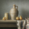 Neil Driver Pots and Pears original acrylic on board painting at Parnell Gallery Auckland NZ