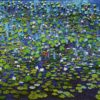 Peter Hackett The Honeymooners' Bed original impasto oil painting at Parnell Gallery Auckland NZ