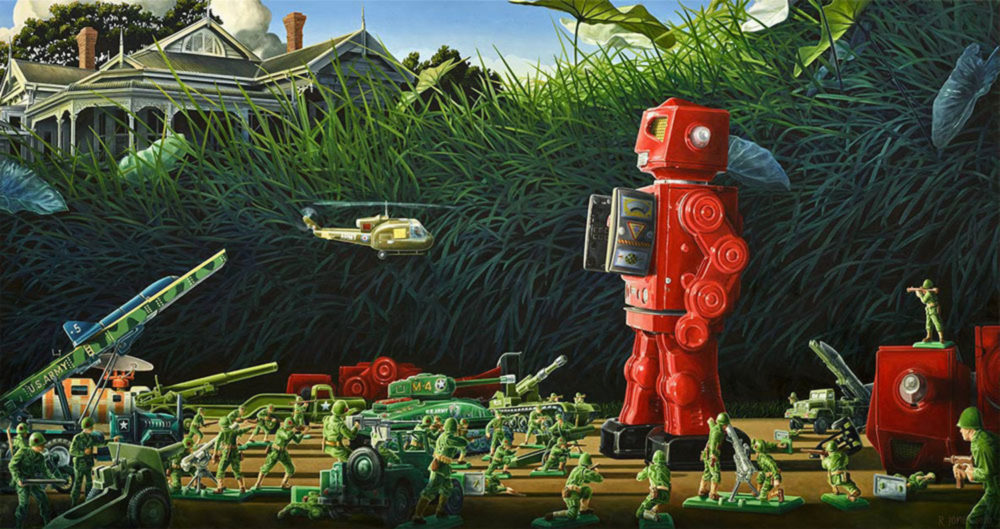 Ross Jones Shoot to Kill limited edition print at Parnell Gallery Auckland NZ