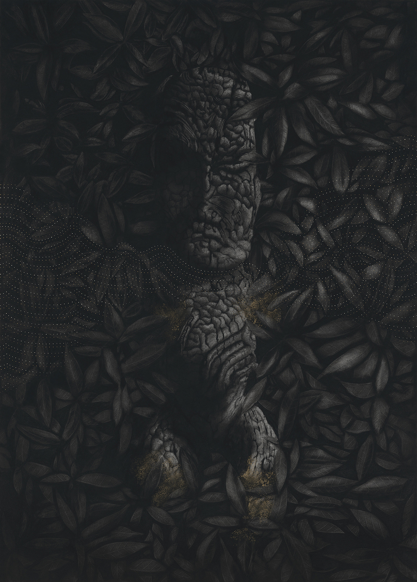 Gareth Barlow The Guardian Emergence original painting at Parnell Gallery Auckland NZ