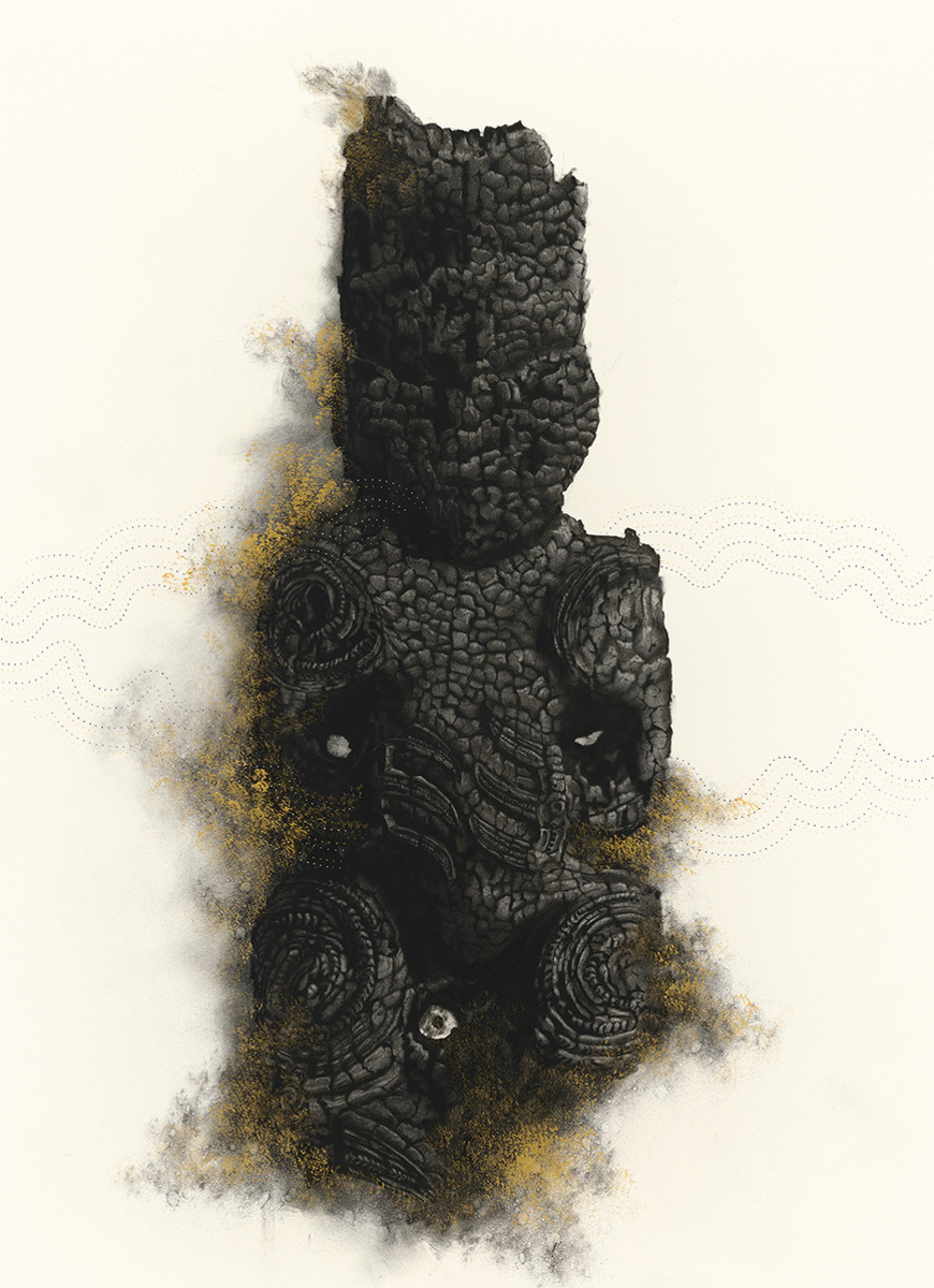 Gareth Barlow Nurturing from the Bosom of the Earth limited edition fine art print at Parnell Gallery Auckland NZ