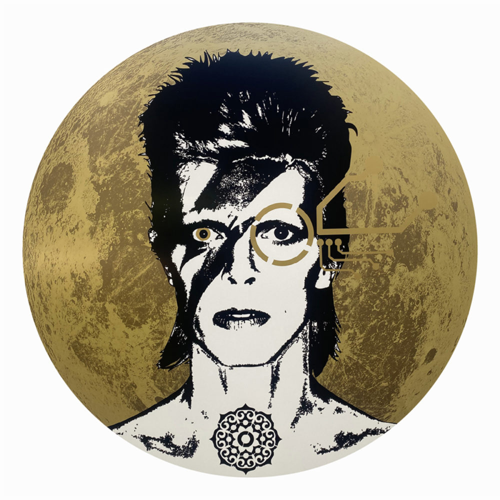 Brad Novak AKA New Blood Pop Starman 1.5 (Gold) - BL limited edition fine art print at Parnell Gallery Auckland NZ