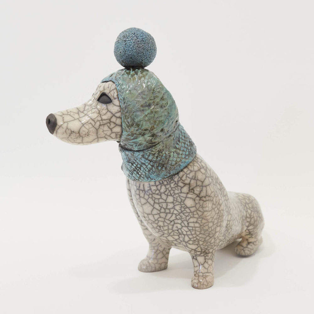 Wilhelmiina Drummond Sizzles 1 ceramic raku fired sculpture at Parnell Gallery Auckland NZ