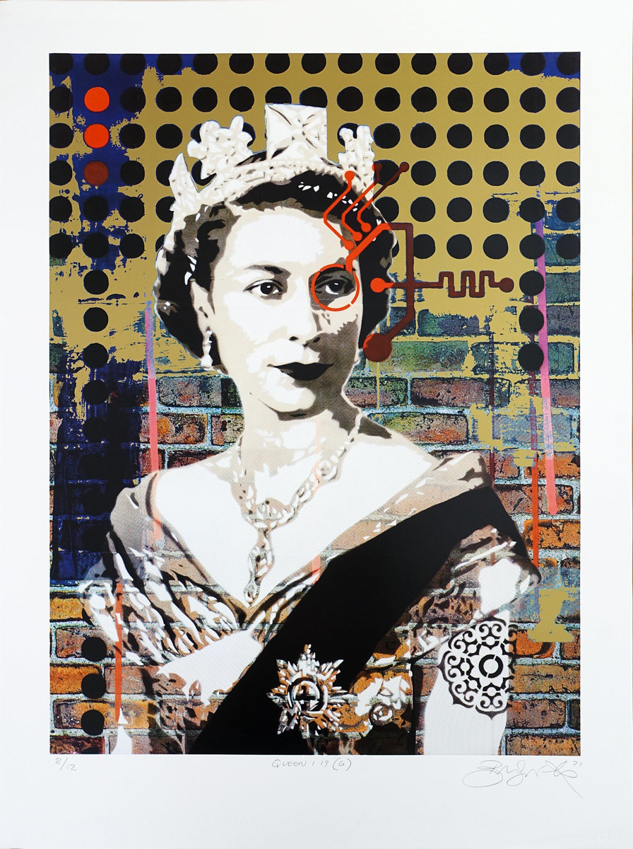 Brad Novak AKA New Blood Pop Queen 1.19 (G) limited edition fine art print at Parnell Gallery Auckland NZ