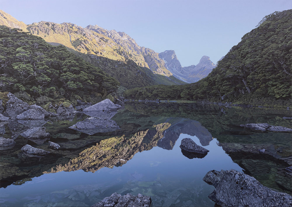 Matt Payne Lake Mackenzie South Island limited edition fine art print at Parnell Gallery Auckland NZ