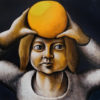 Sarah with the Yellow Ball