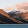 First Light at the Lake, Lake Wakatipu, New Zealand